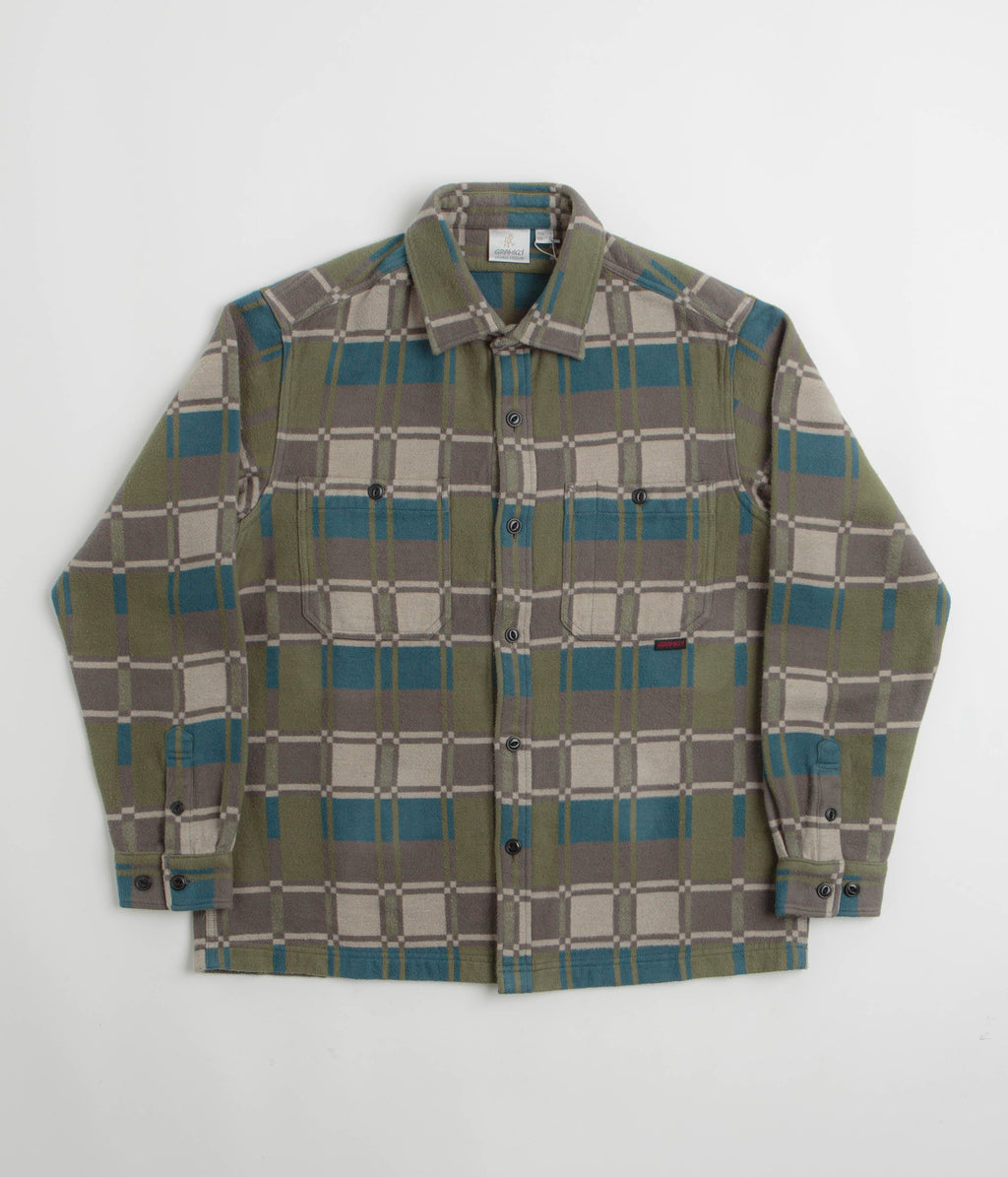 Gramicci Anthony Flannel Shirt - Silver Check