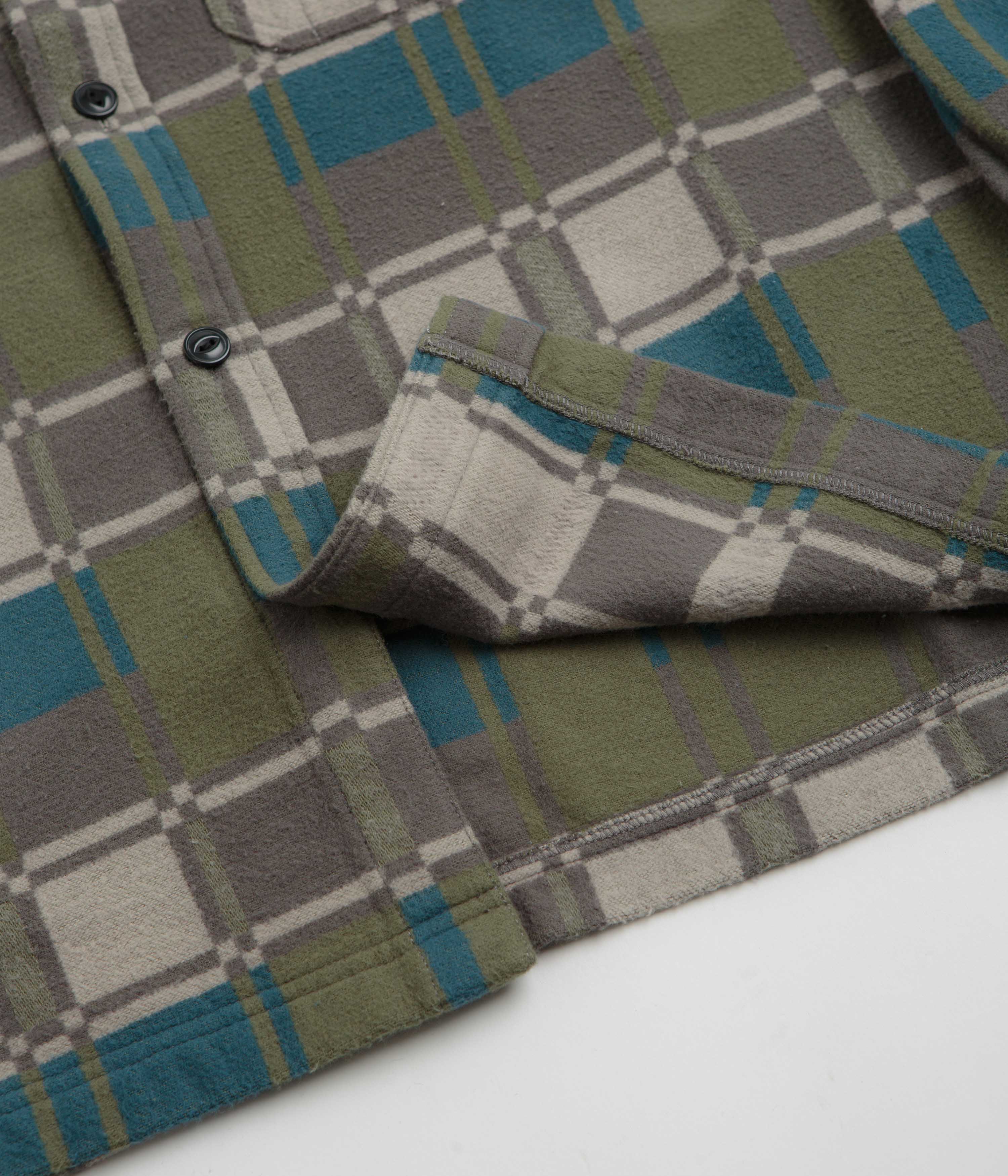 Gramicci Anthony Flannel Shirt - Silver Check