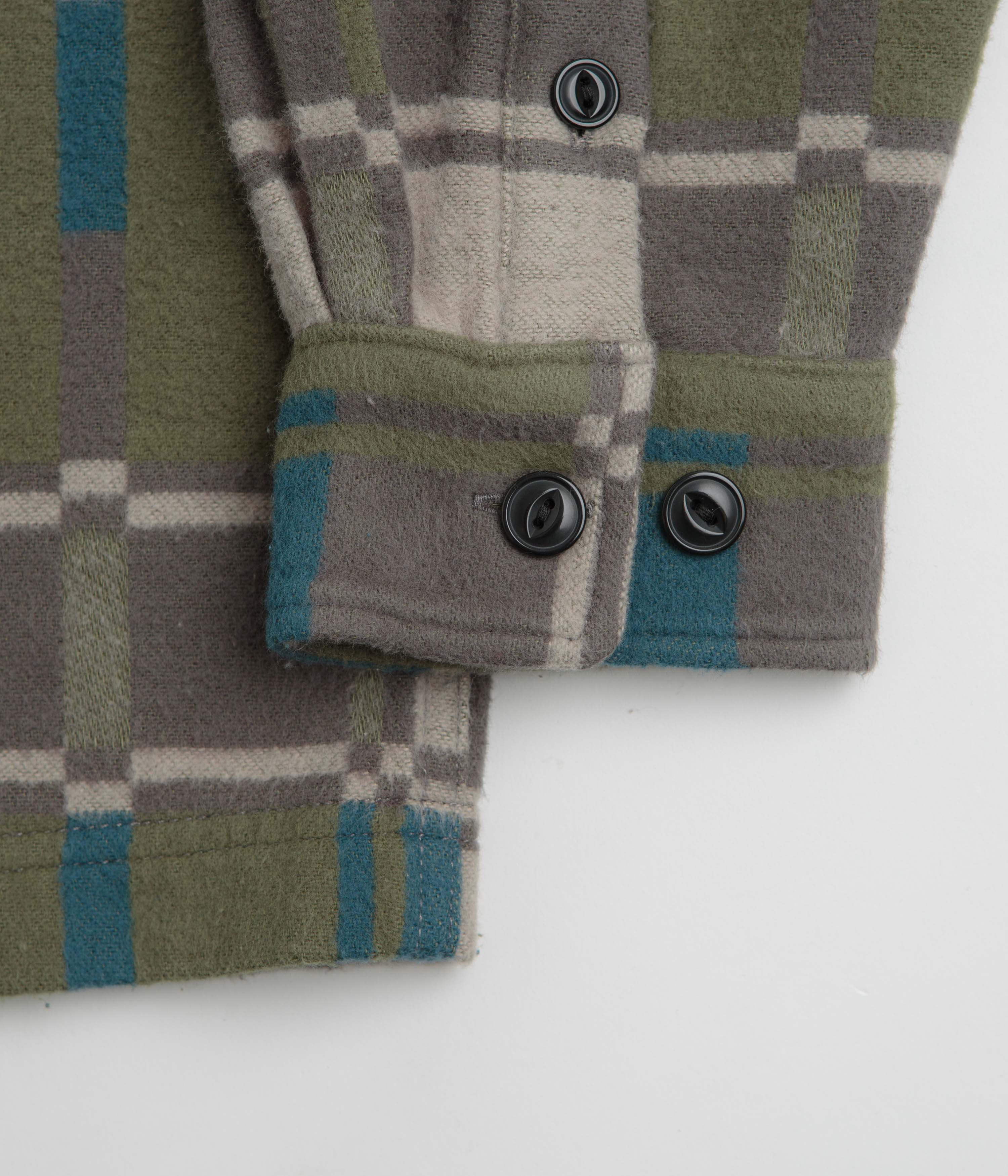 Gramicci Anthony Flannel Shirt - Silver Check