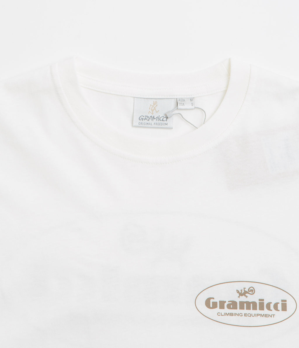Gramicci Climbing Equipment Long Sleeve T-Shirt - White