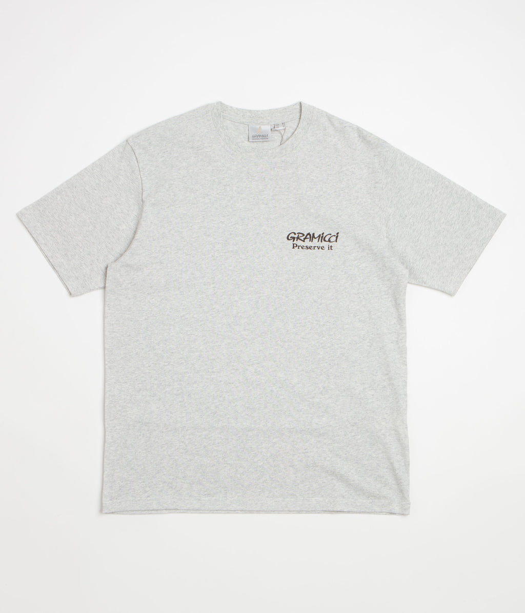 Gramicci Earth T-Shirt - Ash Heather