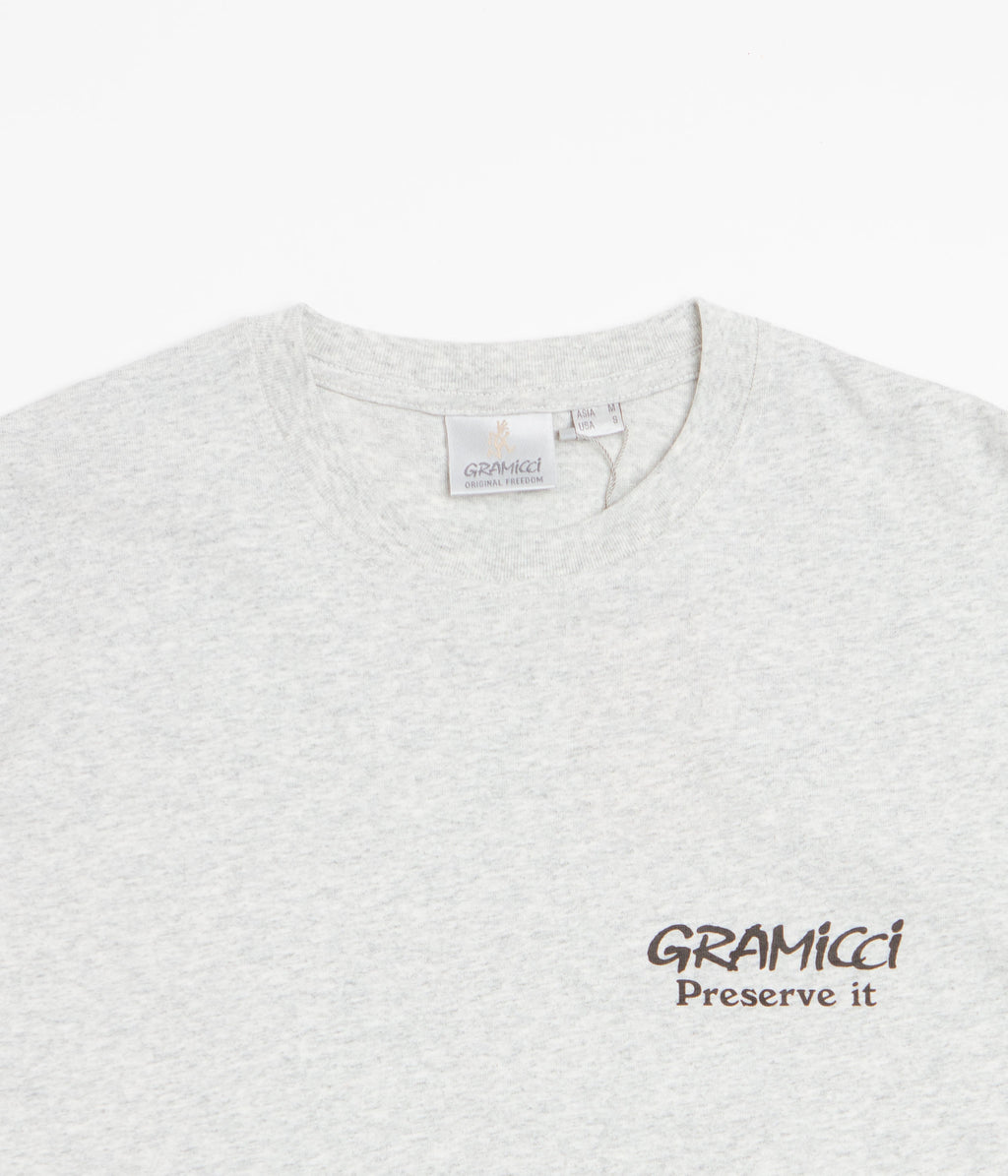 Gramicci Earth T-Shirt - Ash Heather