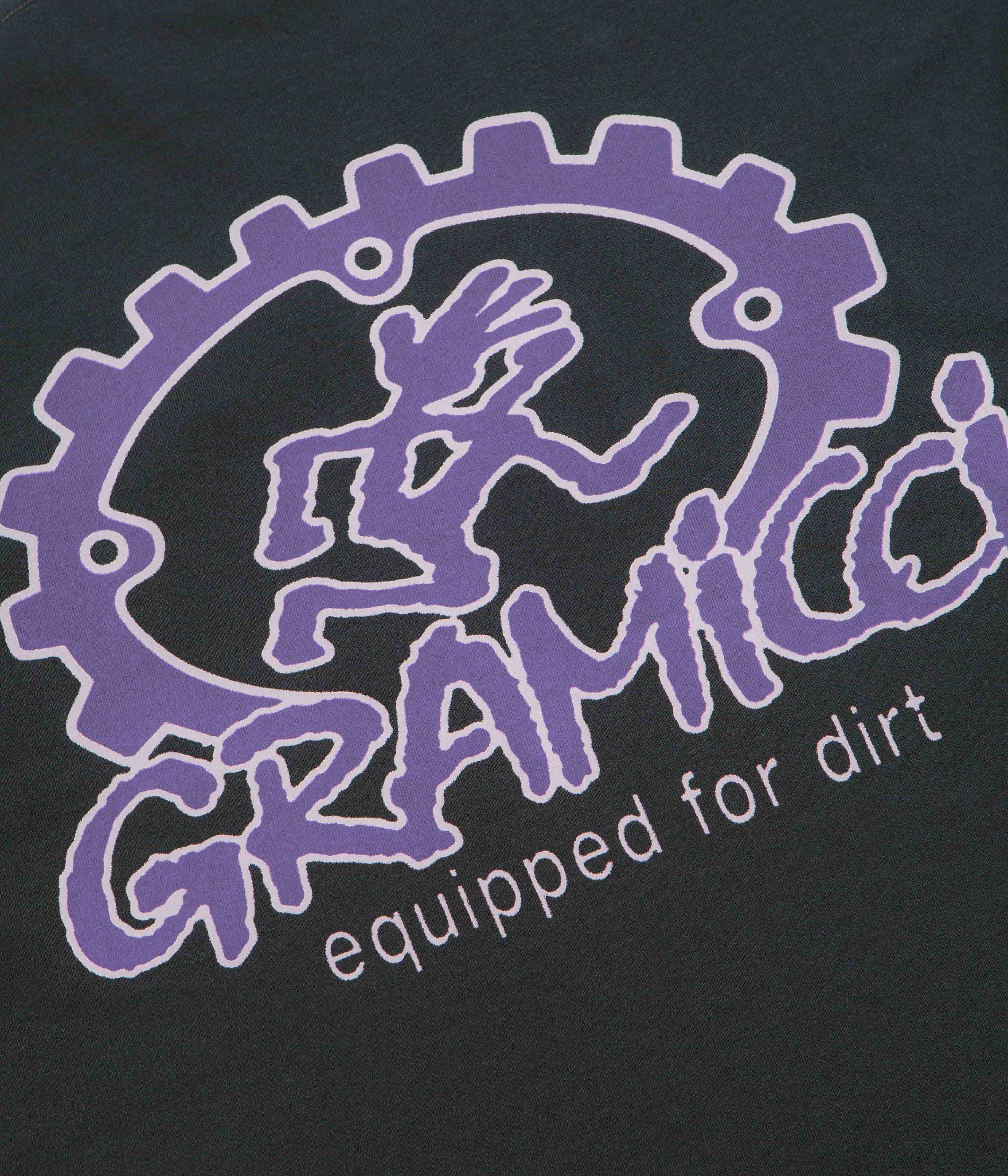 Gramicci Equipped For Dirt T-Shirt - Vintage Black