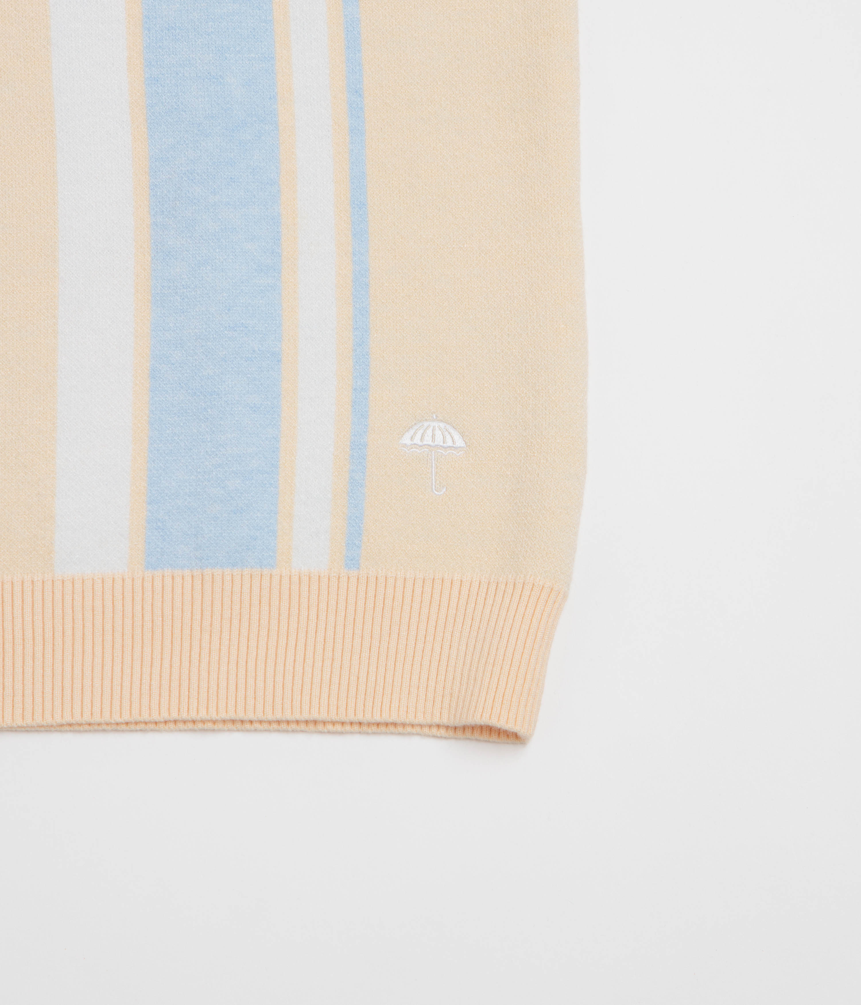Helas Bronx Knit Polo Shirt - Beige