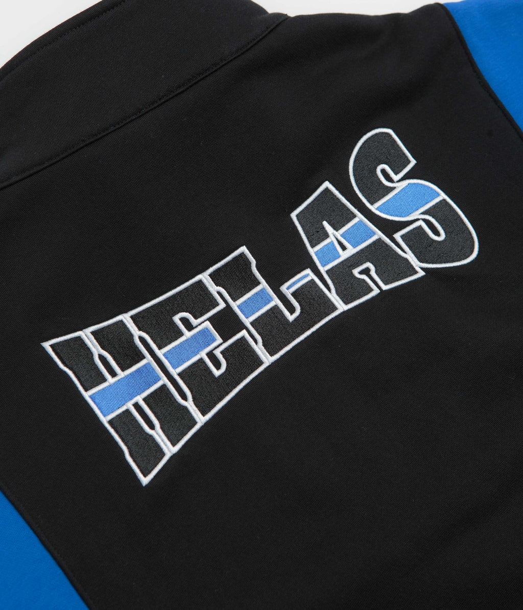 Helas Hoop Quarter Zip Sweatshirt - Blue / Black