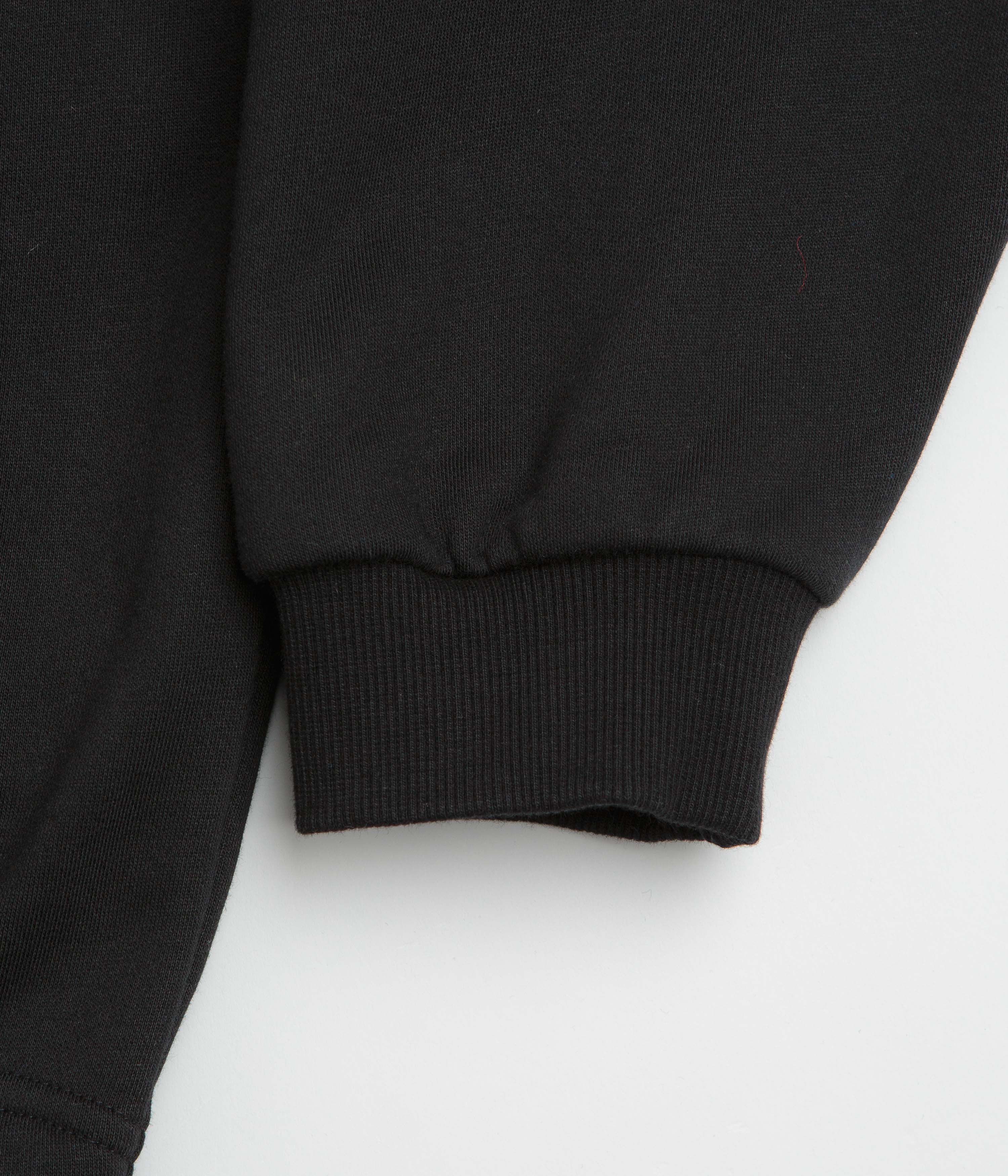 Helas Hoop Quarter Zip Sweatshirt - Blue / Black
