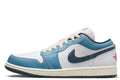 Men's Jordan 1 Low SE "Motion" White/Armory Navy-Aegean Storm (HM3711 144)