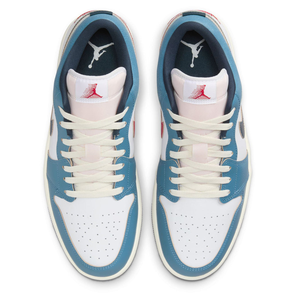 Men's Jordan 1 Low SE "Motion" White/Armory Navy-Aegean Storm (HM3711 144)