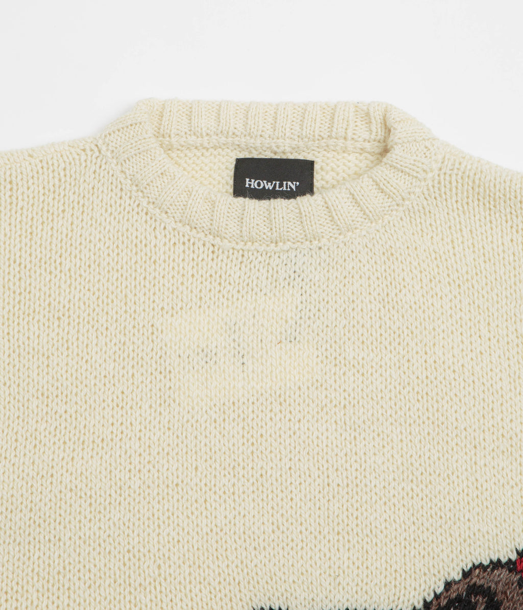 Howlin' Pull Up To The Bumper Sweatshirt - Ecru