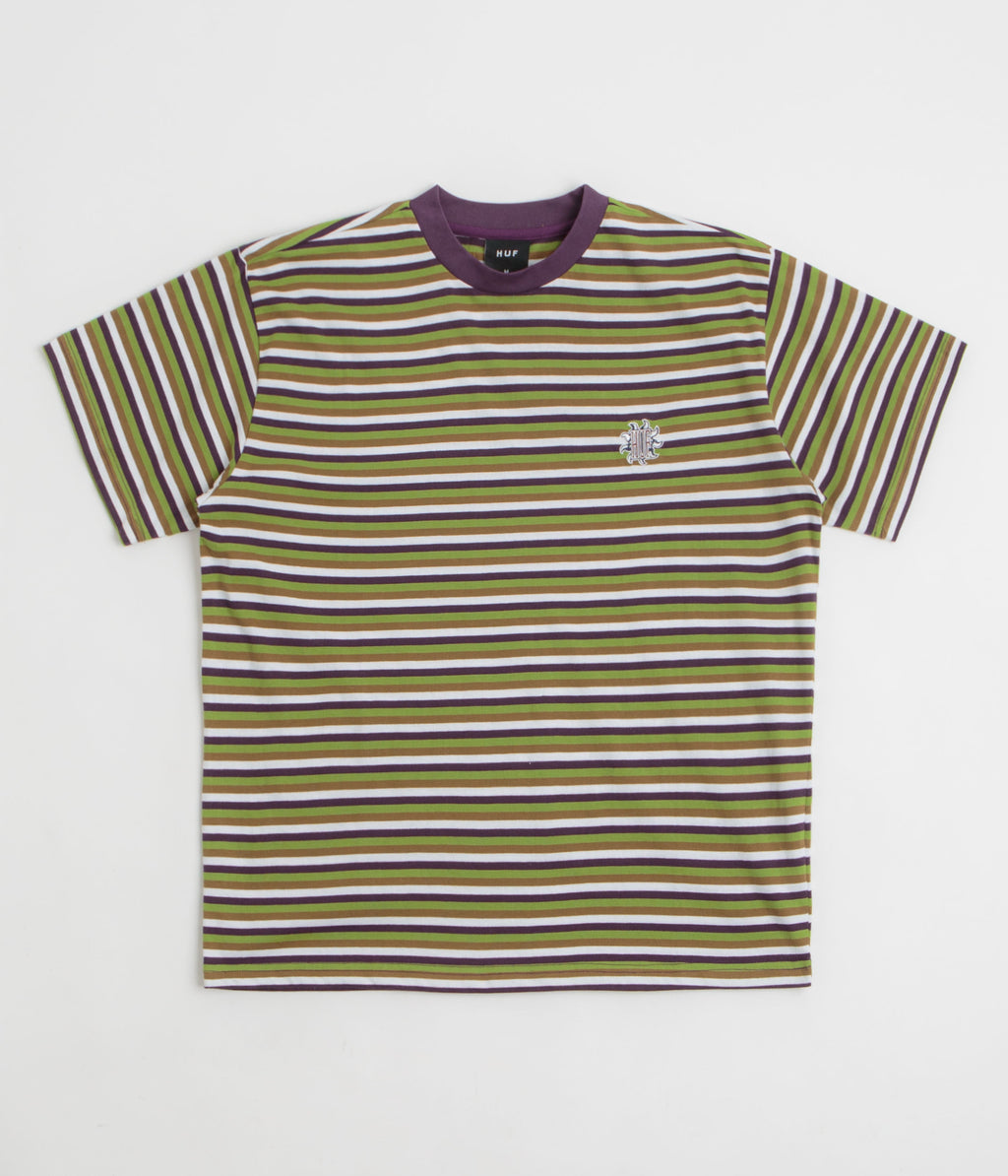 HUF Apollo Striped T-Shirt - Green