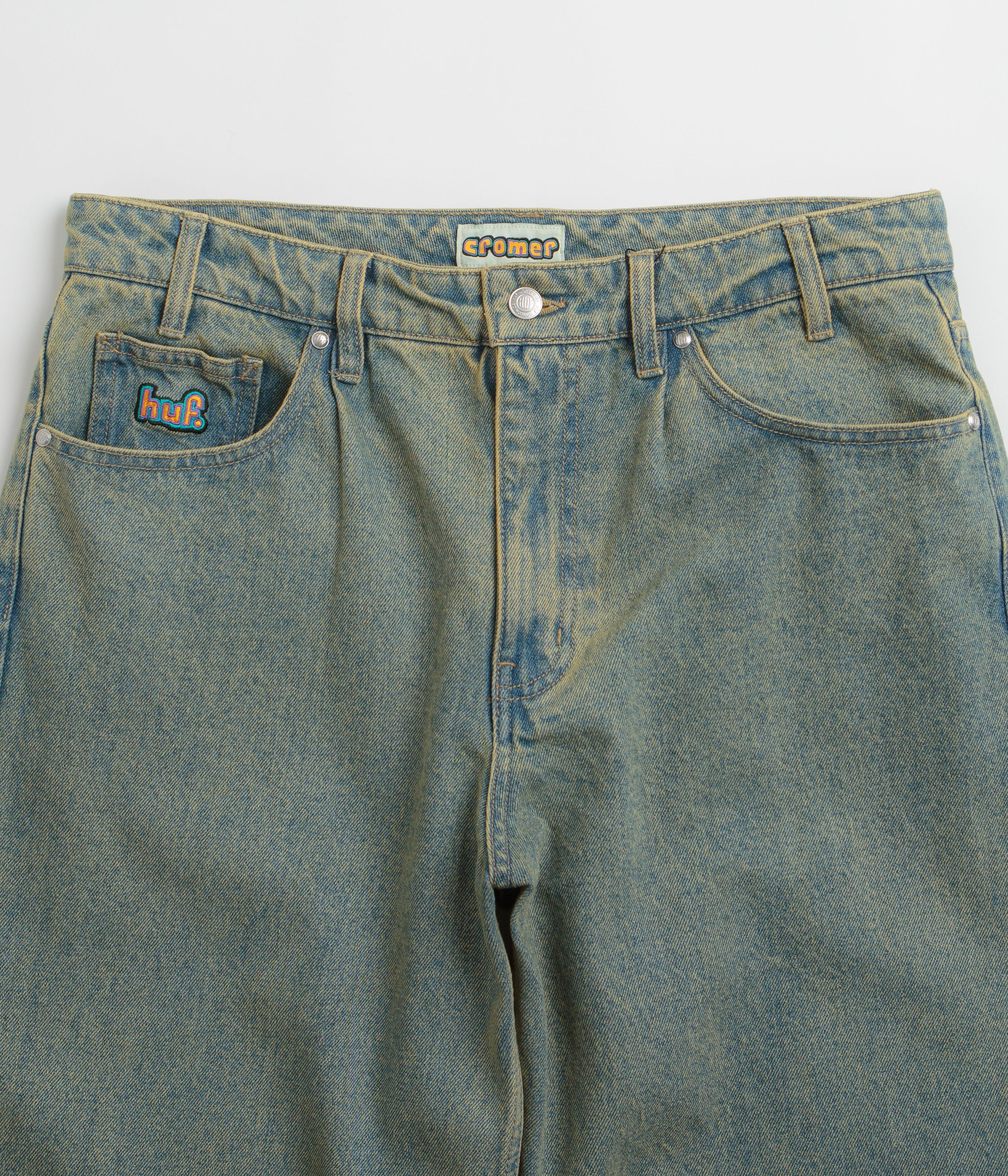 HUF Cromer Washed Pants - Indigo Earth