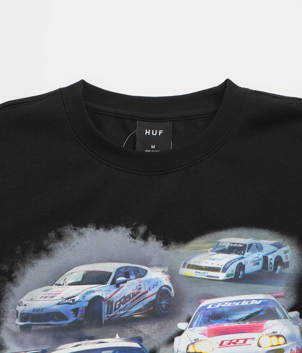 HUF Greddy Showcase Crewneck Sweatshirt - Black
