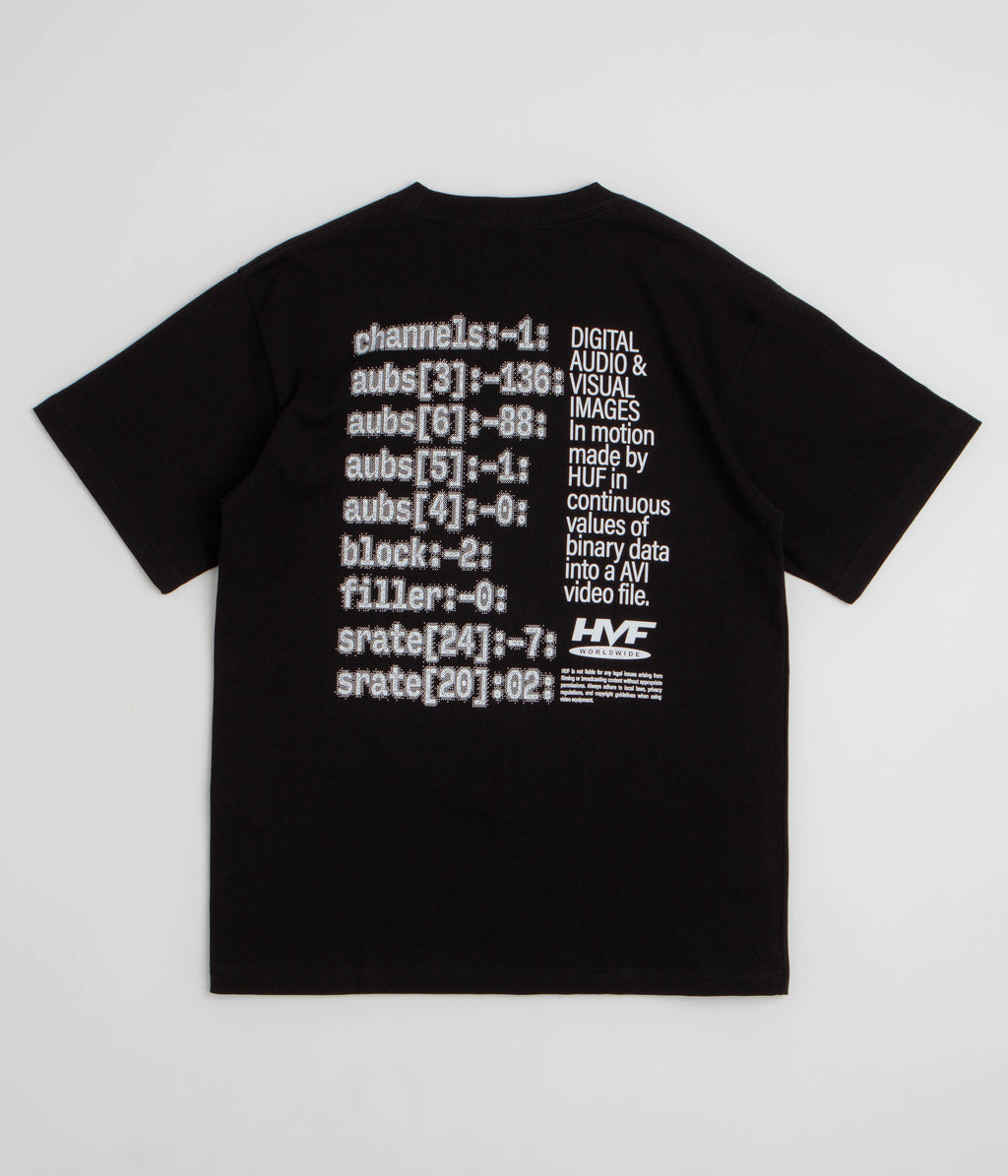 HUF H Cam T-Shirt - Black