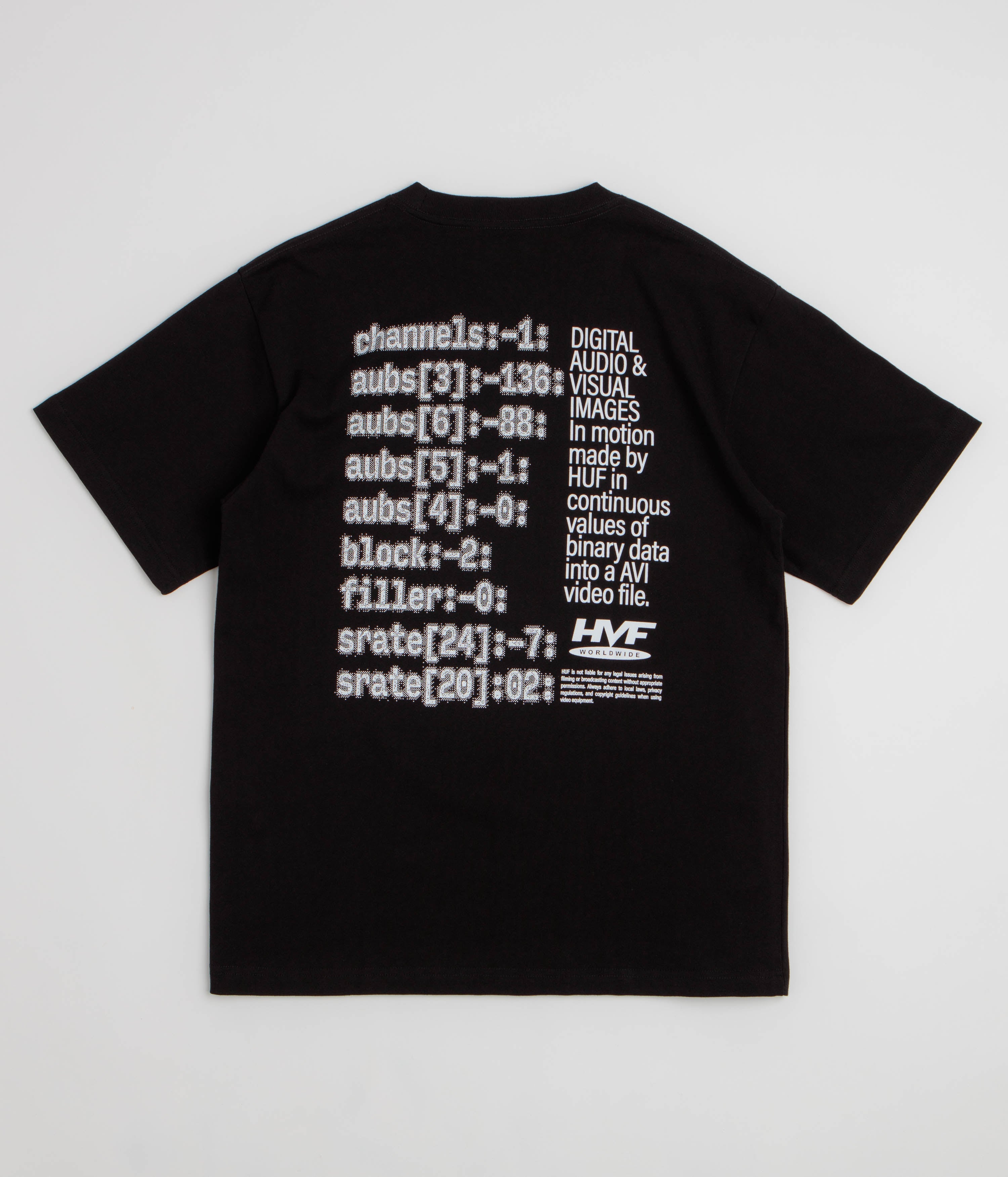 HUF H Cam T-Shirt - Black