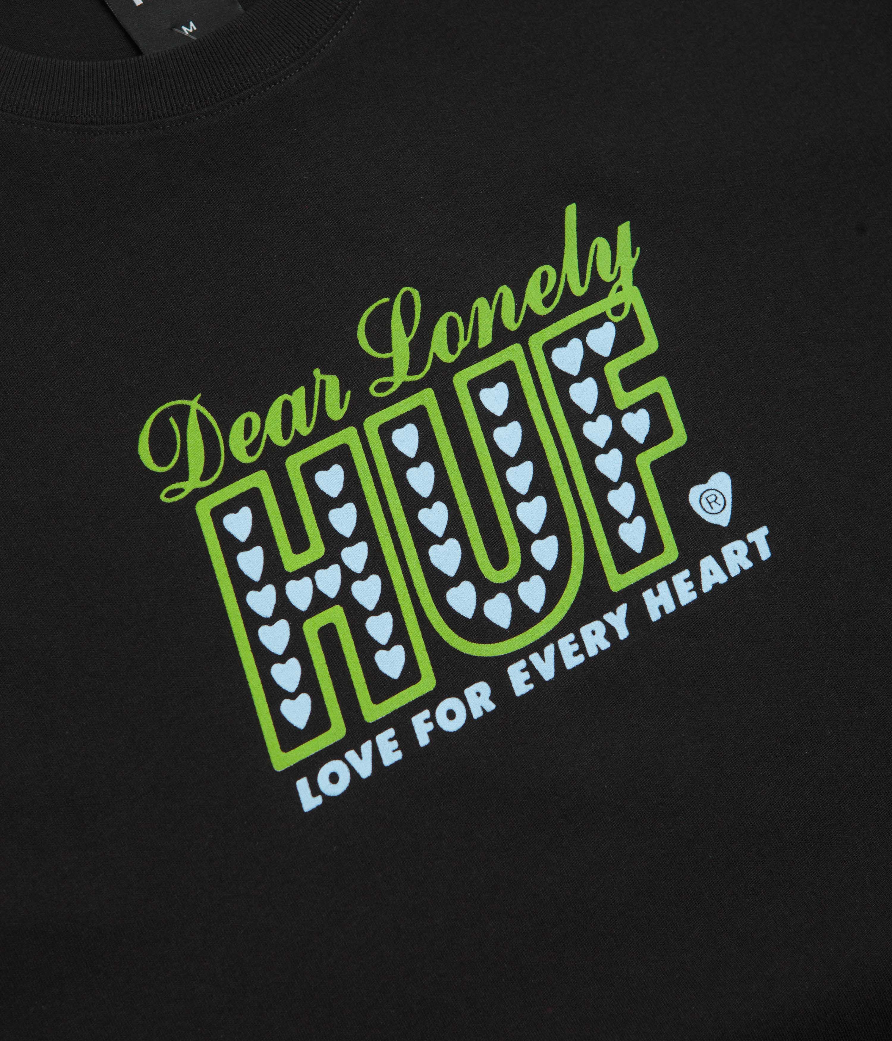 HUF Lonely Hearts T-Shirt - Black