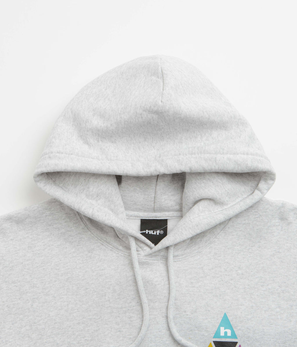 HUF Prism Triple Triangle Hoodie - Heather Grey