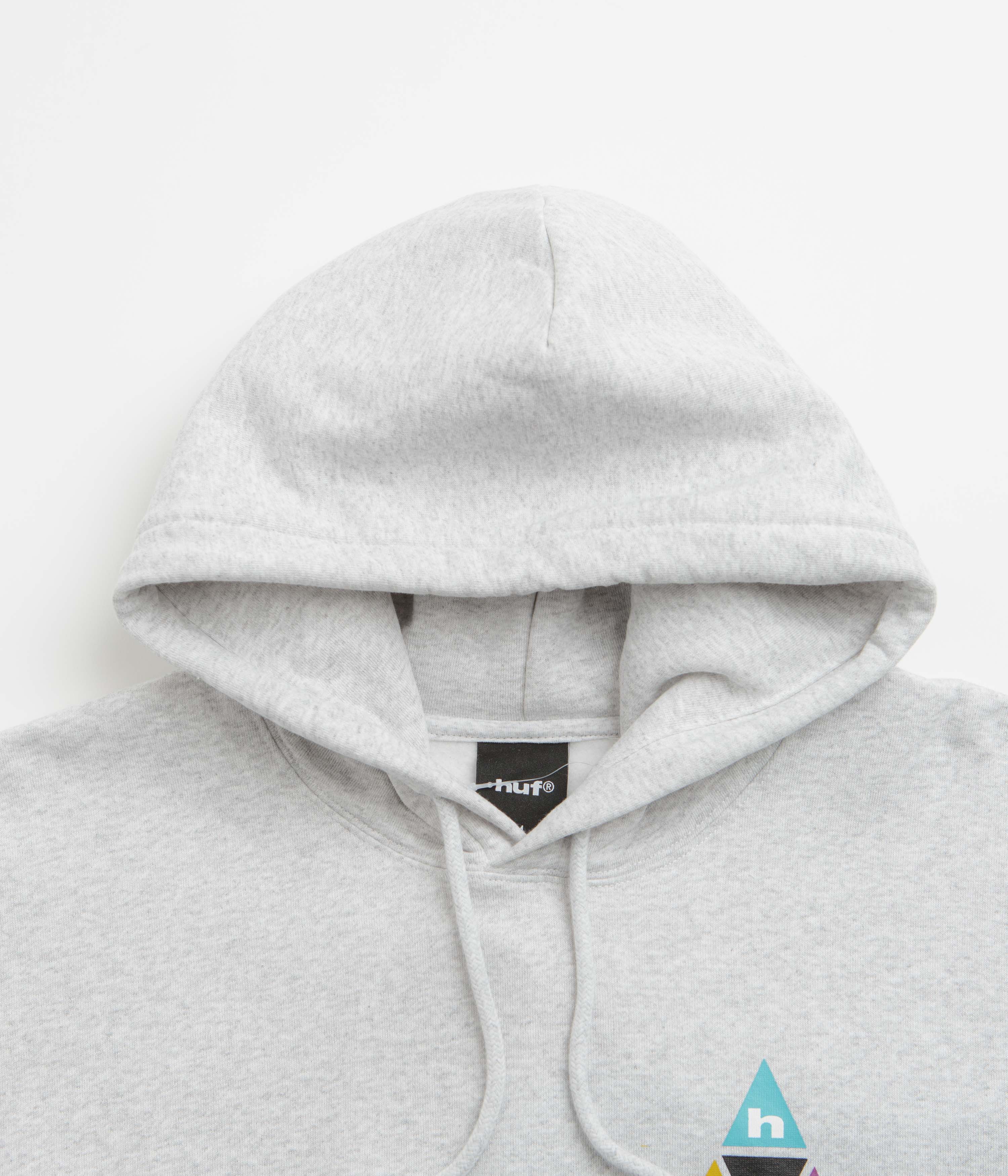 HUF Prism Triple Triangle Hoodie - Heather Grey