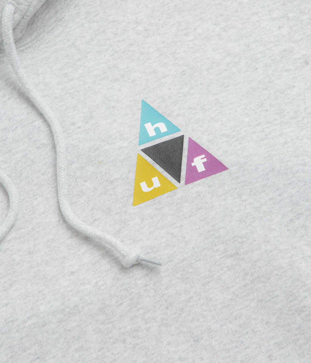 HUF Prism Triple Triangle Hoodie - Heather Grey