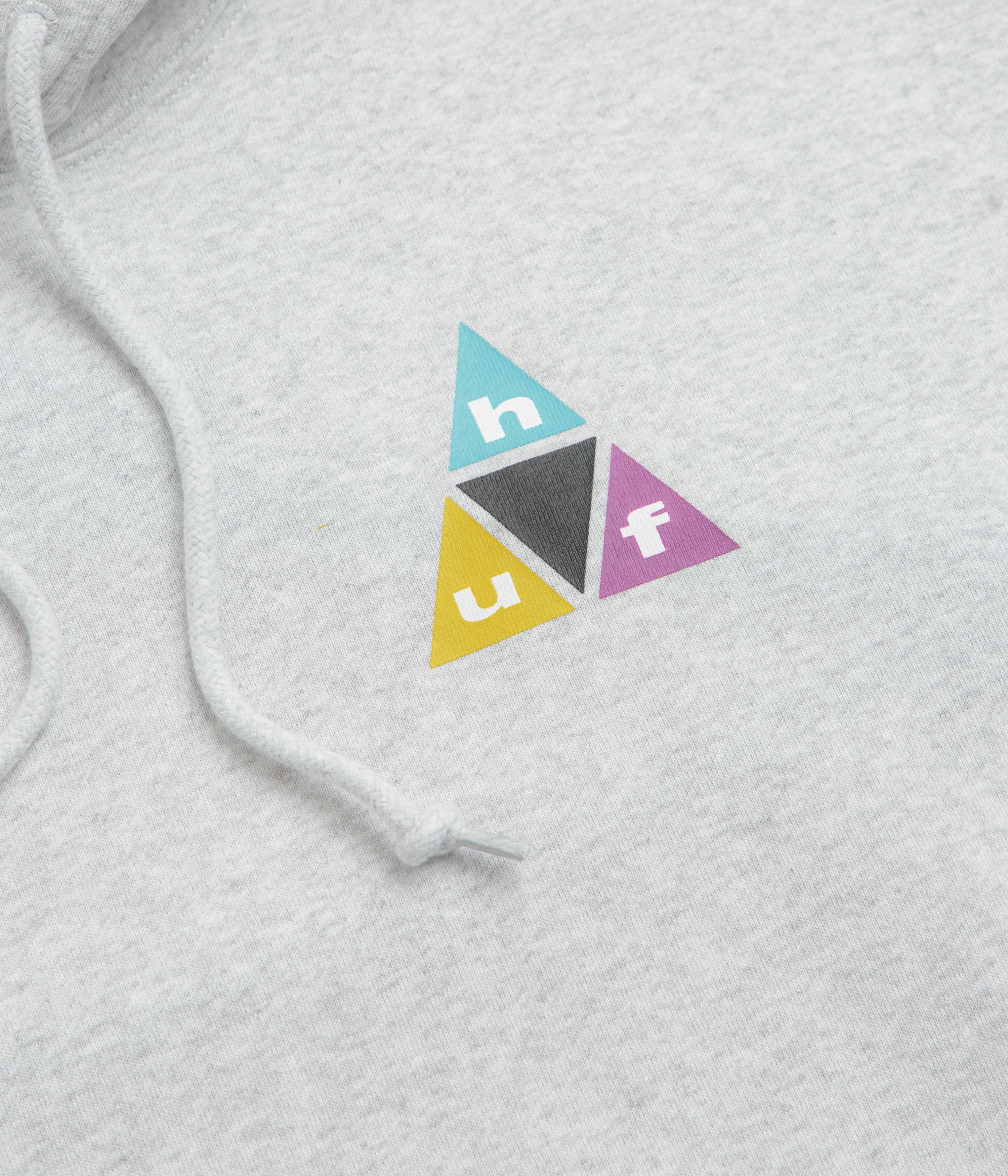 HUF Prism Triple Triangle Hoodie - Heather Grey