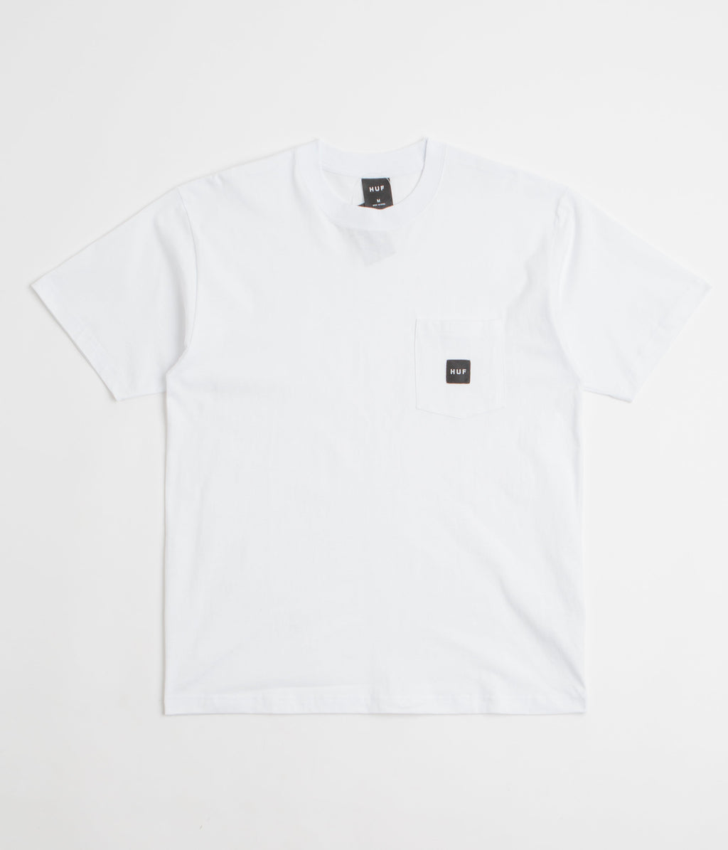 HUF Set Box Logo Pocket T-Shirt - White