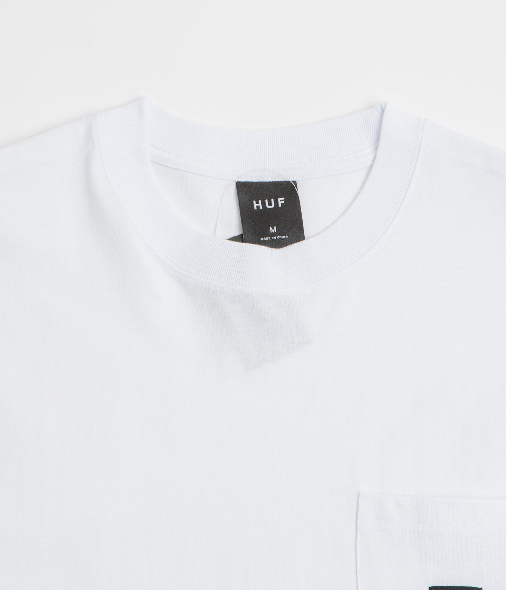 HUF Set Box Logo Pocket T-Shirt - White