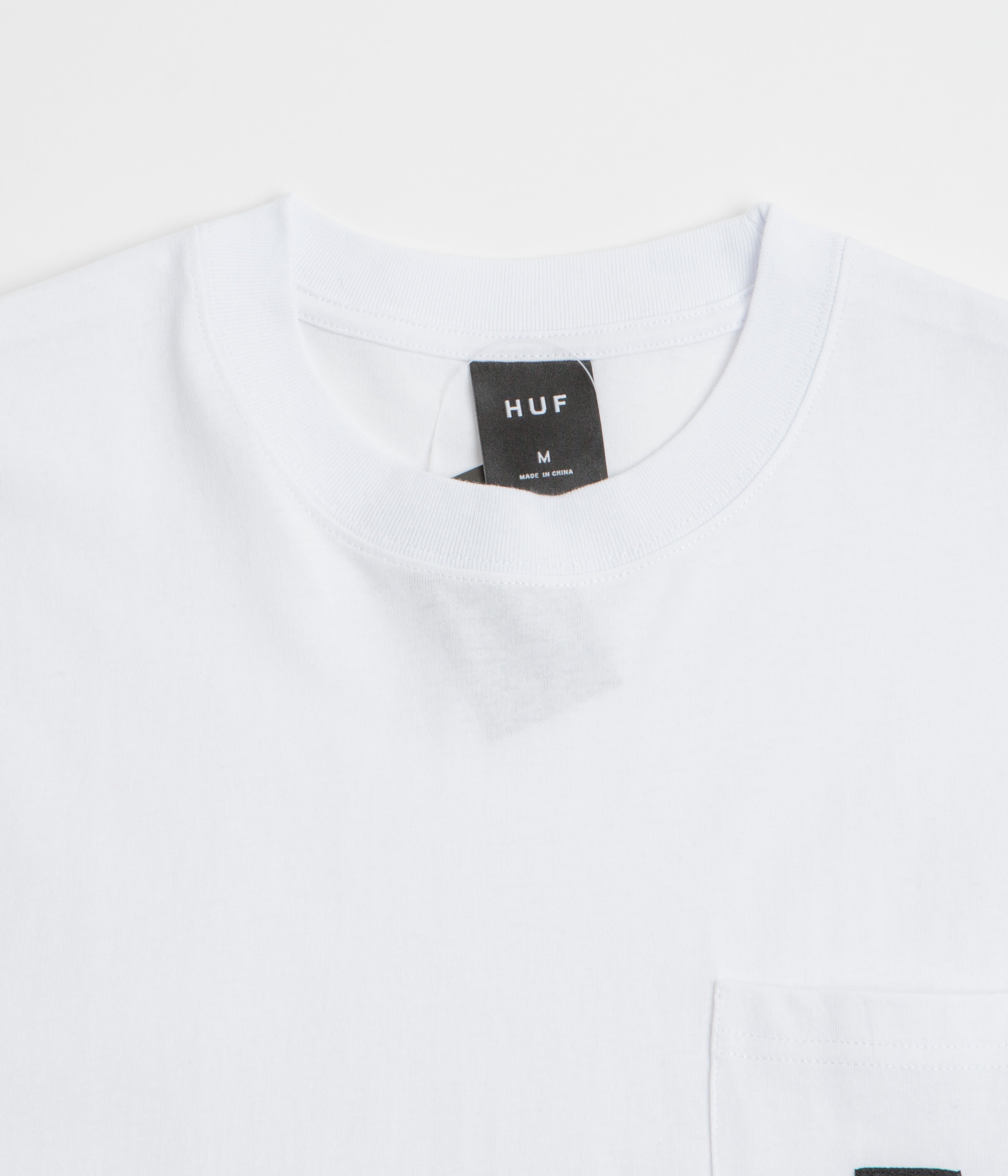 HUF Set Box Logo Pocket T-Shirt - White