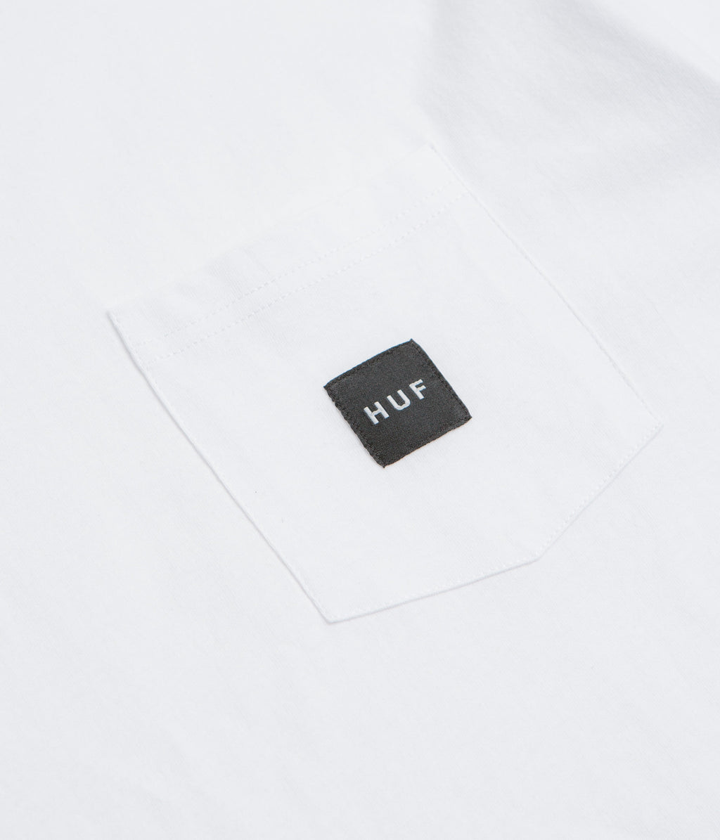 HUF Set Box Logo Pocket T-Shirt - White