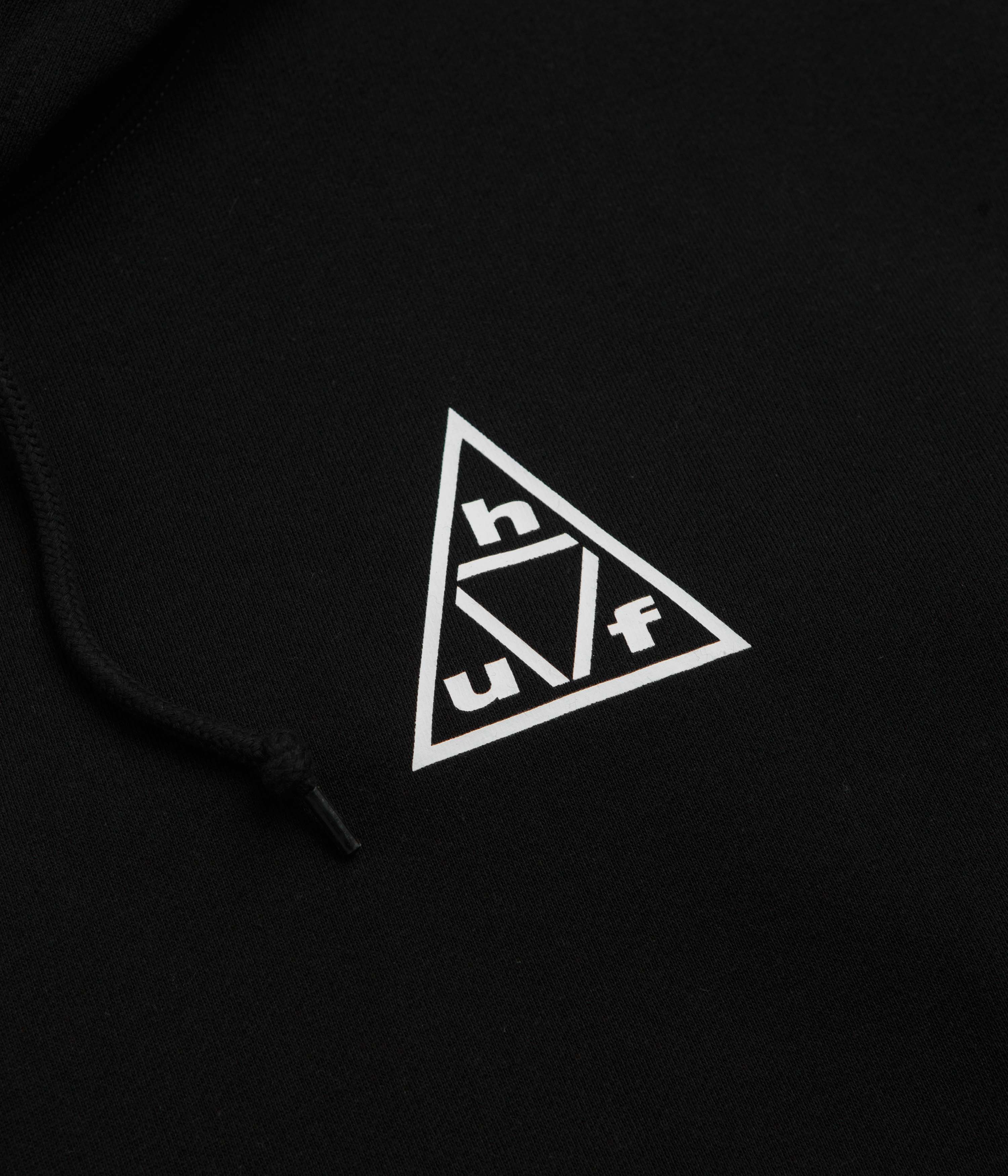 HUF Triple Triangle Hoodie - Black / White