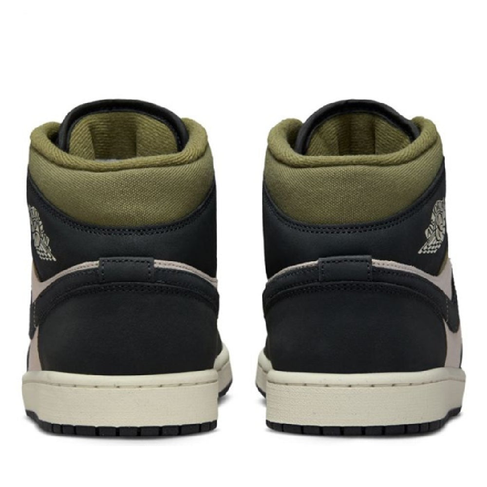 Men's Jordan 1 Mid SE LT Orewood Brn/Off Noir (HV4091 102)