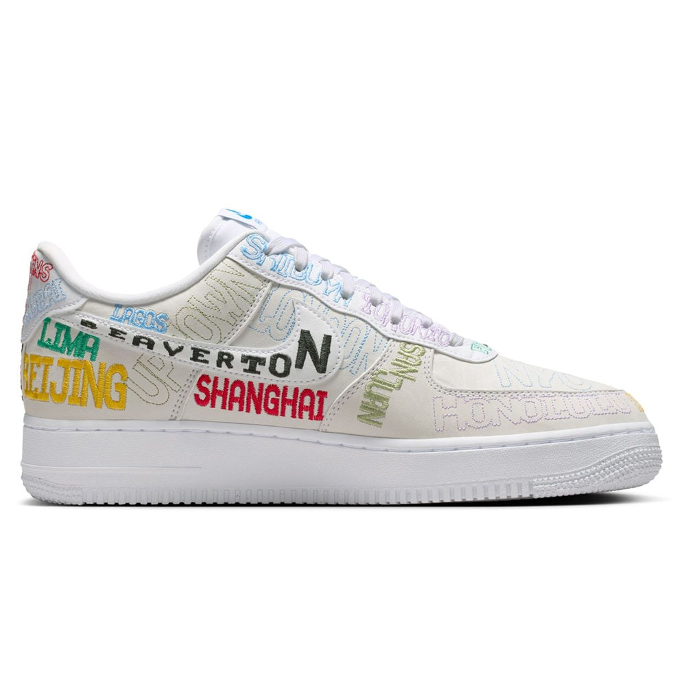 Men's Nike Air Force 1 '07 LV8 "World Tour" White/White (II1549 100)