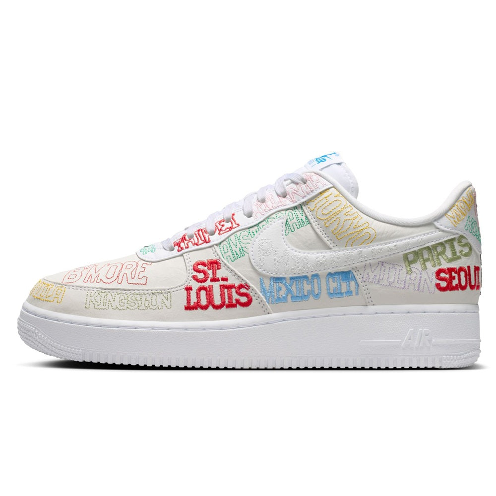 Men's Nike Air Force 1 '07 LV8 "World Tour" White/White (II1549 100)