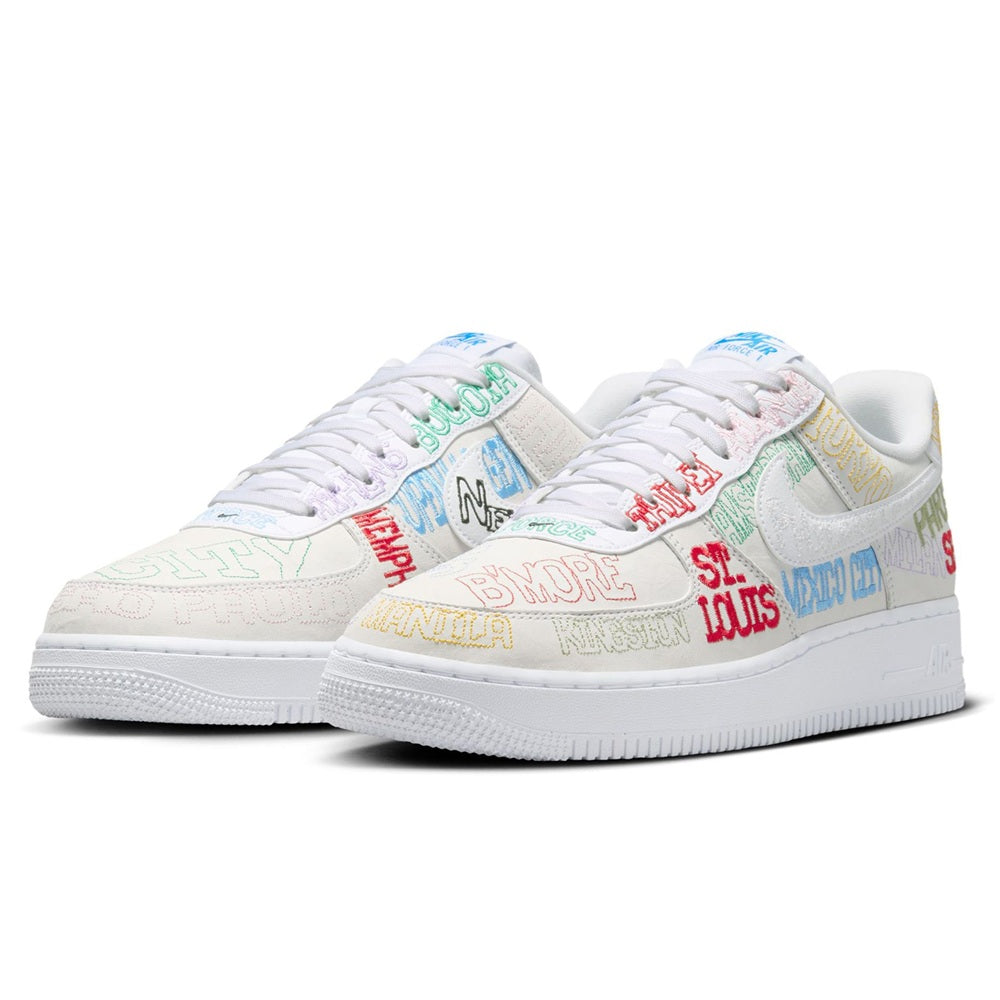 Men's Nike Air Force 1 '07 LV8 "World Tour" White/White (II1549 100)