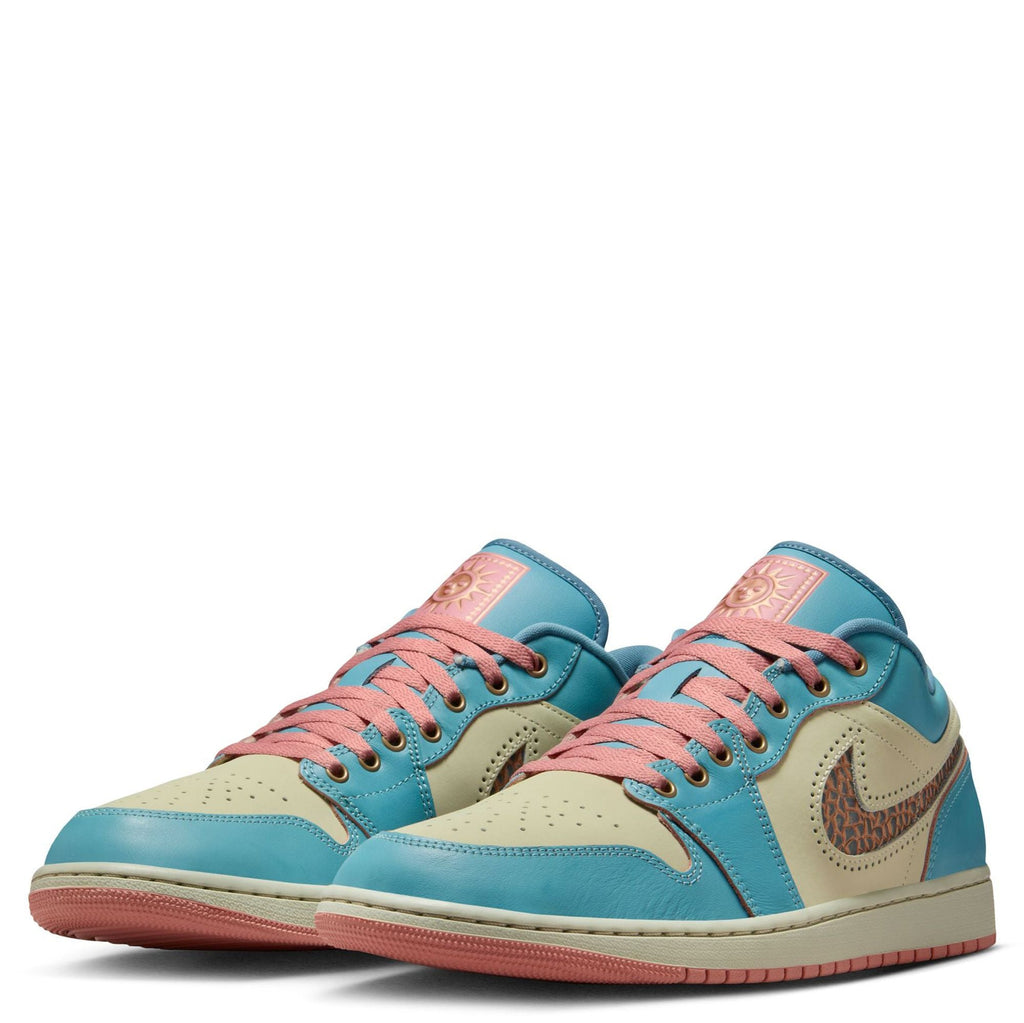 Men's Jordan 1 Low SE "Somos Eternos" Denim Turq/Smokey Blue (IM8120 464)