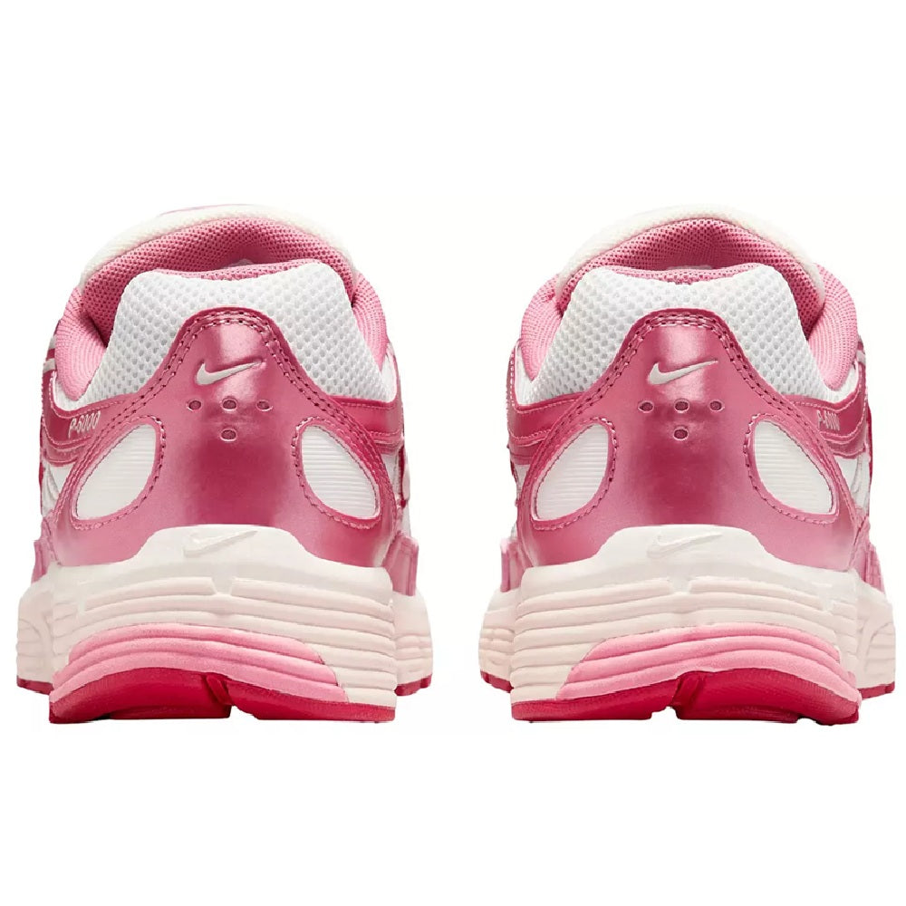 Women's Nike P-6000 Summit White/Silt Red-Peony (IO3496 100)