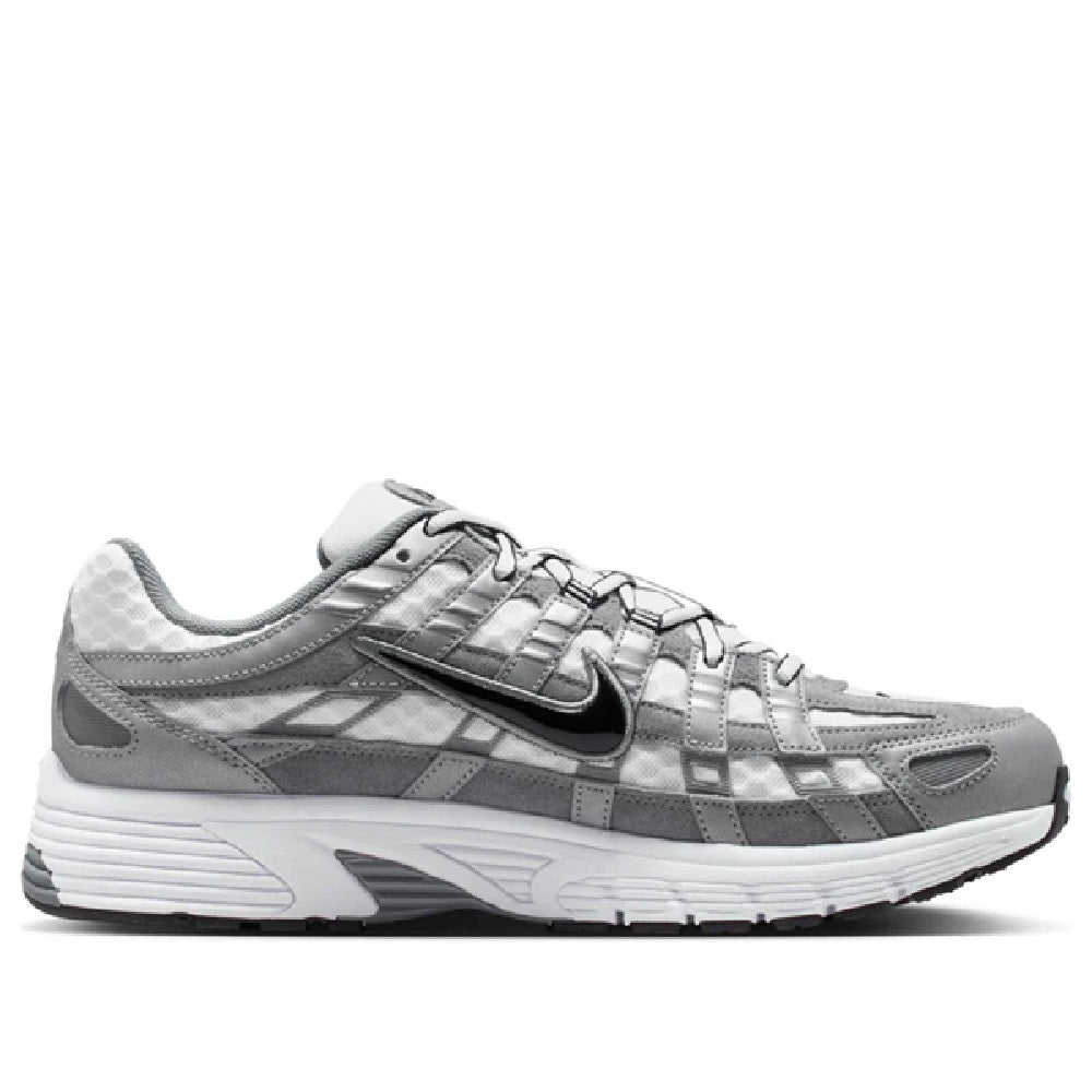 Men's Nike P-6000 White/Black-MTLC Cool Grey (IR2004 100)