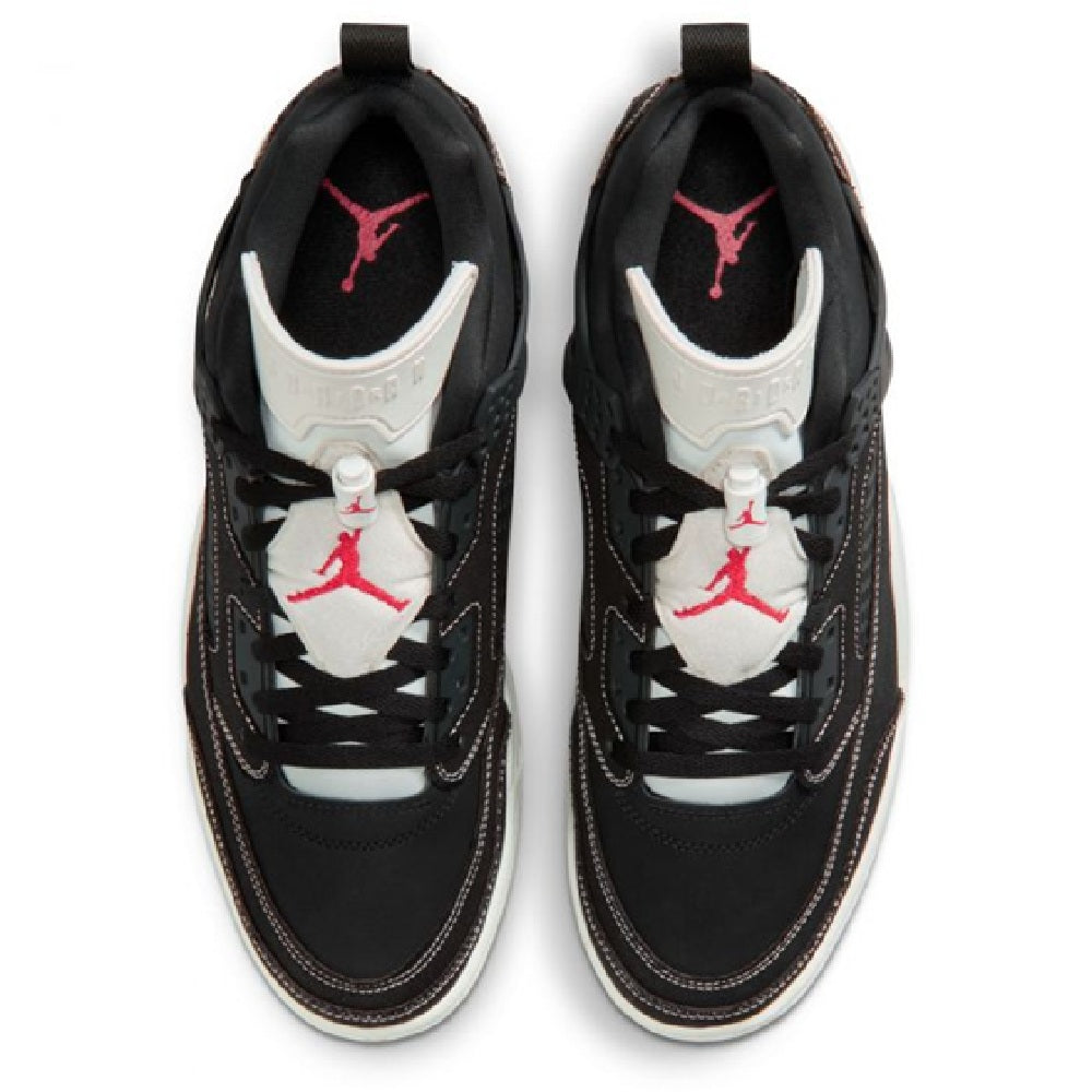 Men's Jordan Spizike Low Black/Sail-University Red