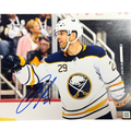 Jason Pominville Signed Fistbump in White 8x10 Photo