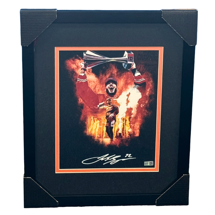 Josh Byrne Signed Color Burst Collage 11x14 Photo Professionally Framed