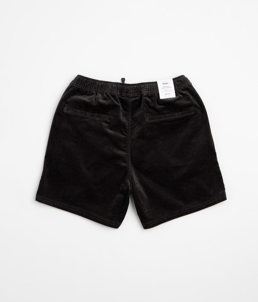 Katin Cord Local Shorts - Black Wash
