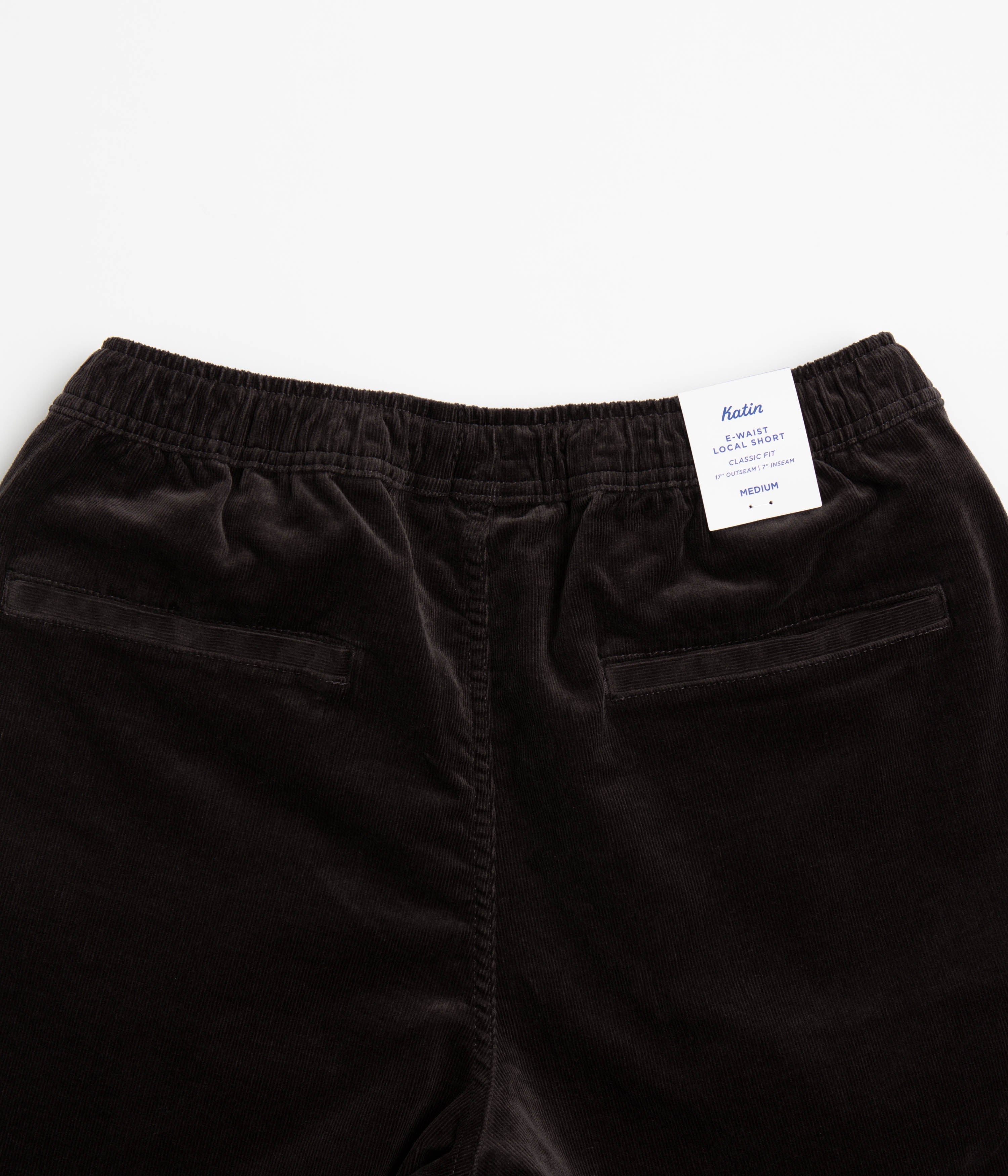 Katin Cord Local Shorts - Black Wash