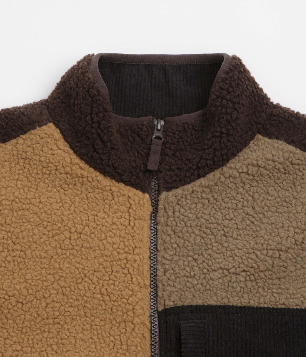 Kavu Wayside Fleece - Wild Wood Block