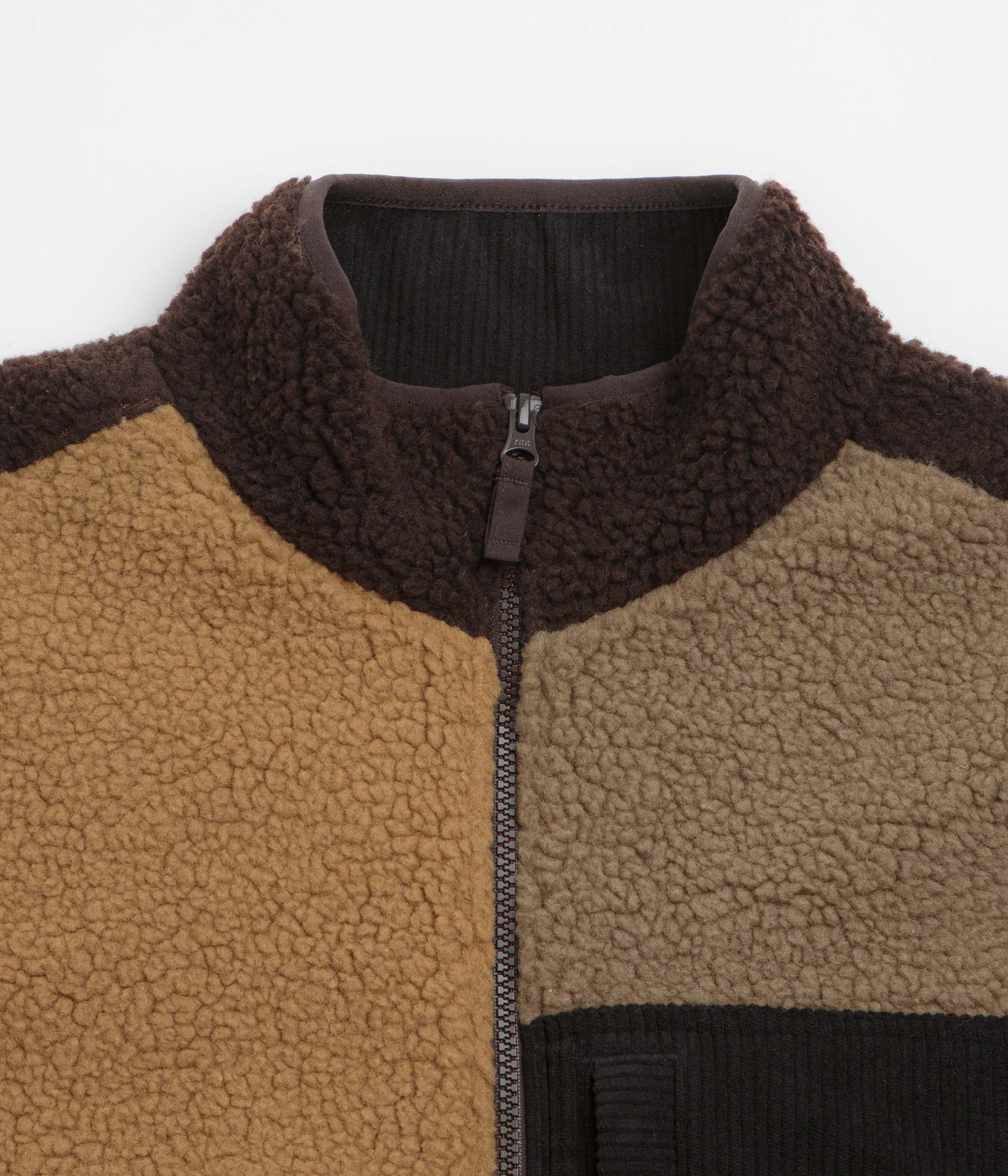 Kavu Wayside Fleece - Wild Wood Block