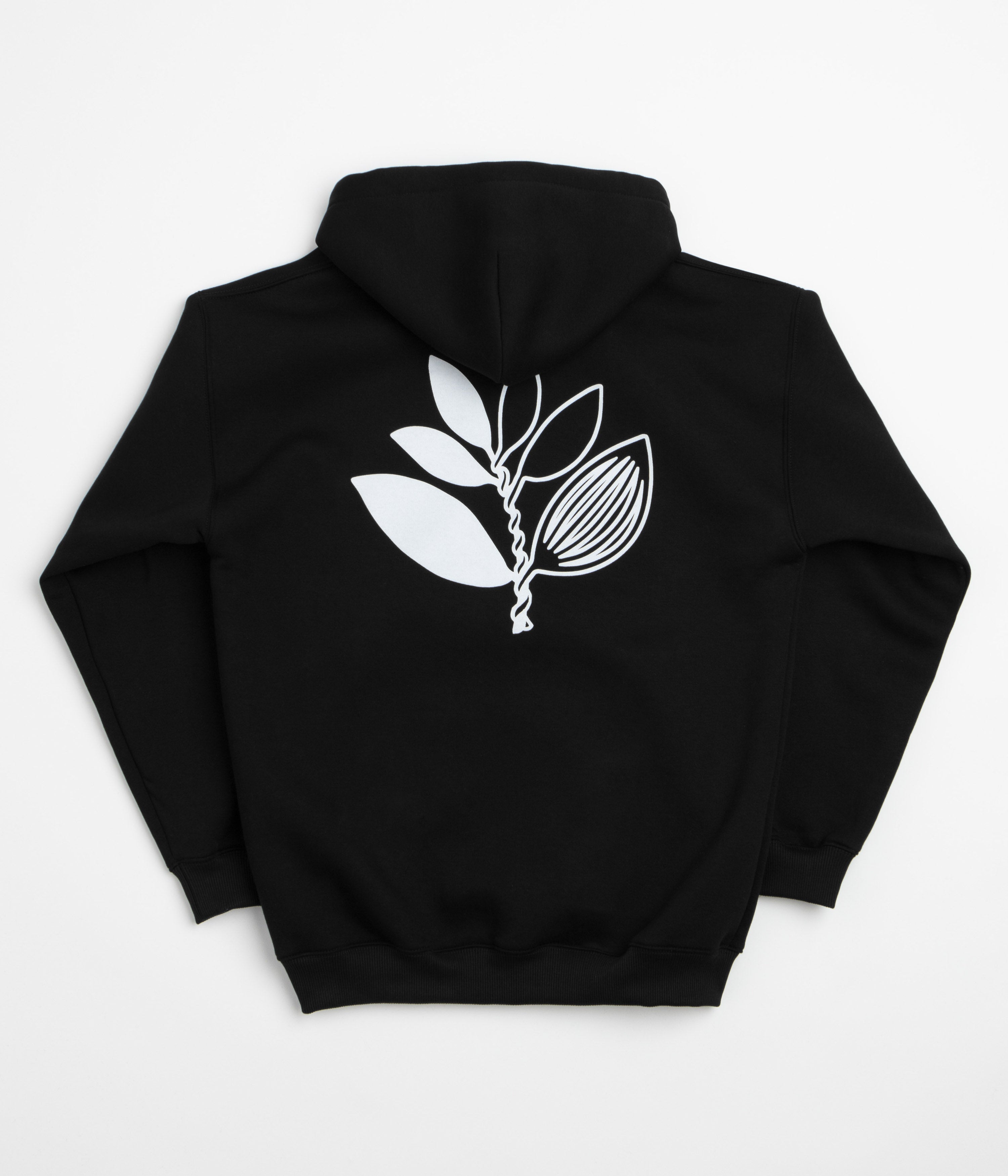 Magenta Yin Full Zip Hoodie - Black