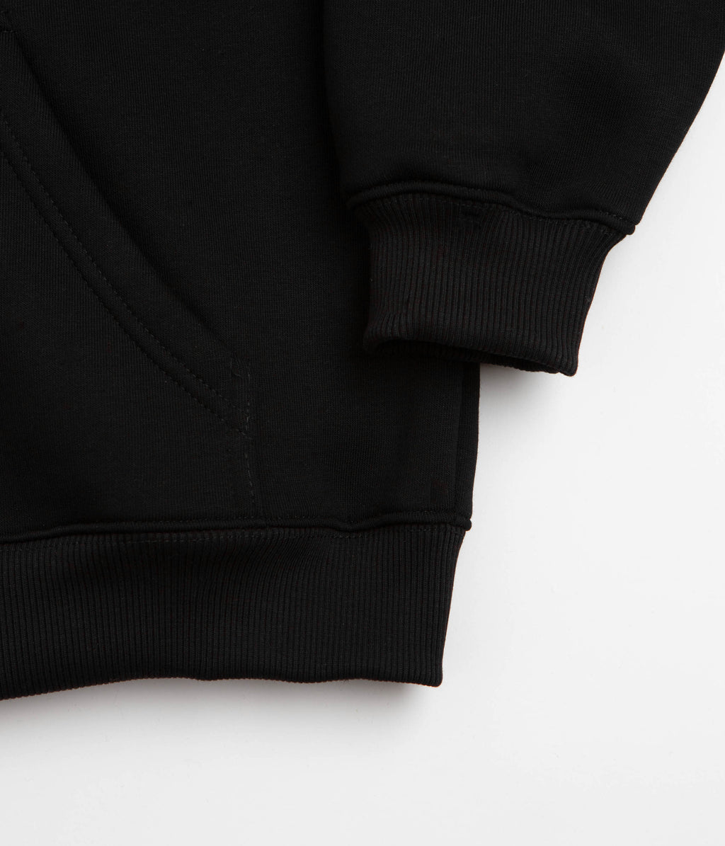 Magenta Yin Full Zip Hoodie - Black