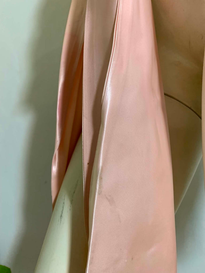Material Girl the Reimagined Big Pink Slipper Satin Bow and Sequins Halter Top