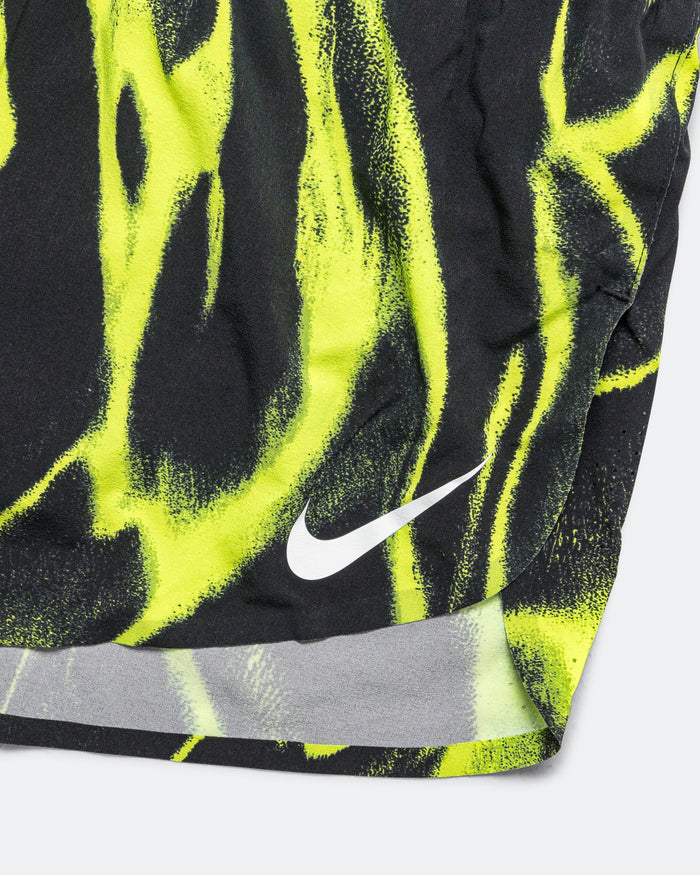 Mens Dri-FIT ADV Aeroswift 2in Short AOP - Volt/White
