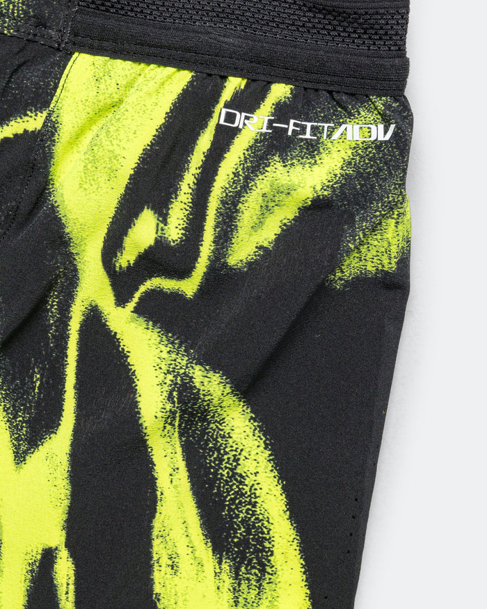 Mens Dri-FIT ADV Aeroswift 2in Short AOP - Volt/White