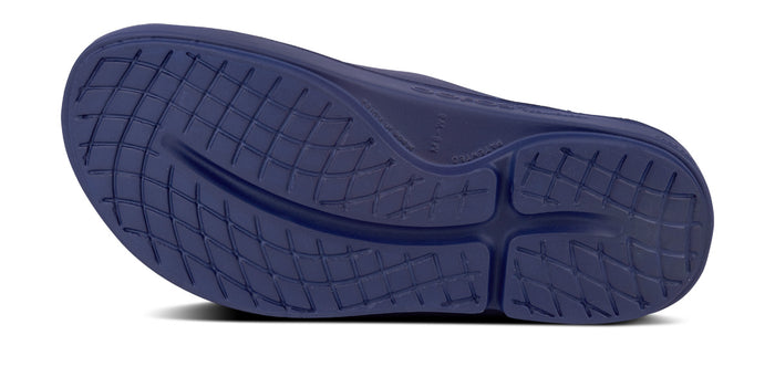 Men's OOahh Slide Sandal - Navy bottom view