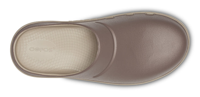 Women's OOcloog Stacked Clog - Portobello top view