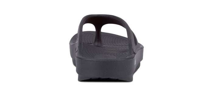 Men's OOriginal Sandal - Black - OOFOS back view